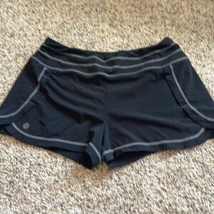 Athleta Black Running Shorts | Size Medium